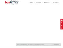 Tablet Screenshot of bonoffice.de
